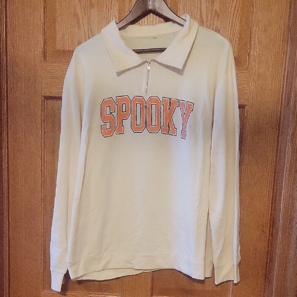 Spooky Cream Sweatshirt
